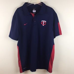 Nike dri-fit Minnesota twins shirt size large MLB